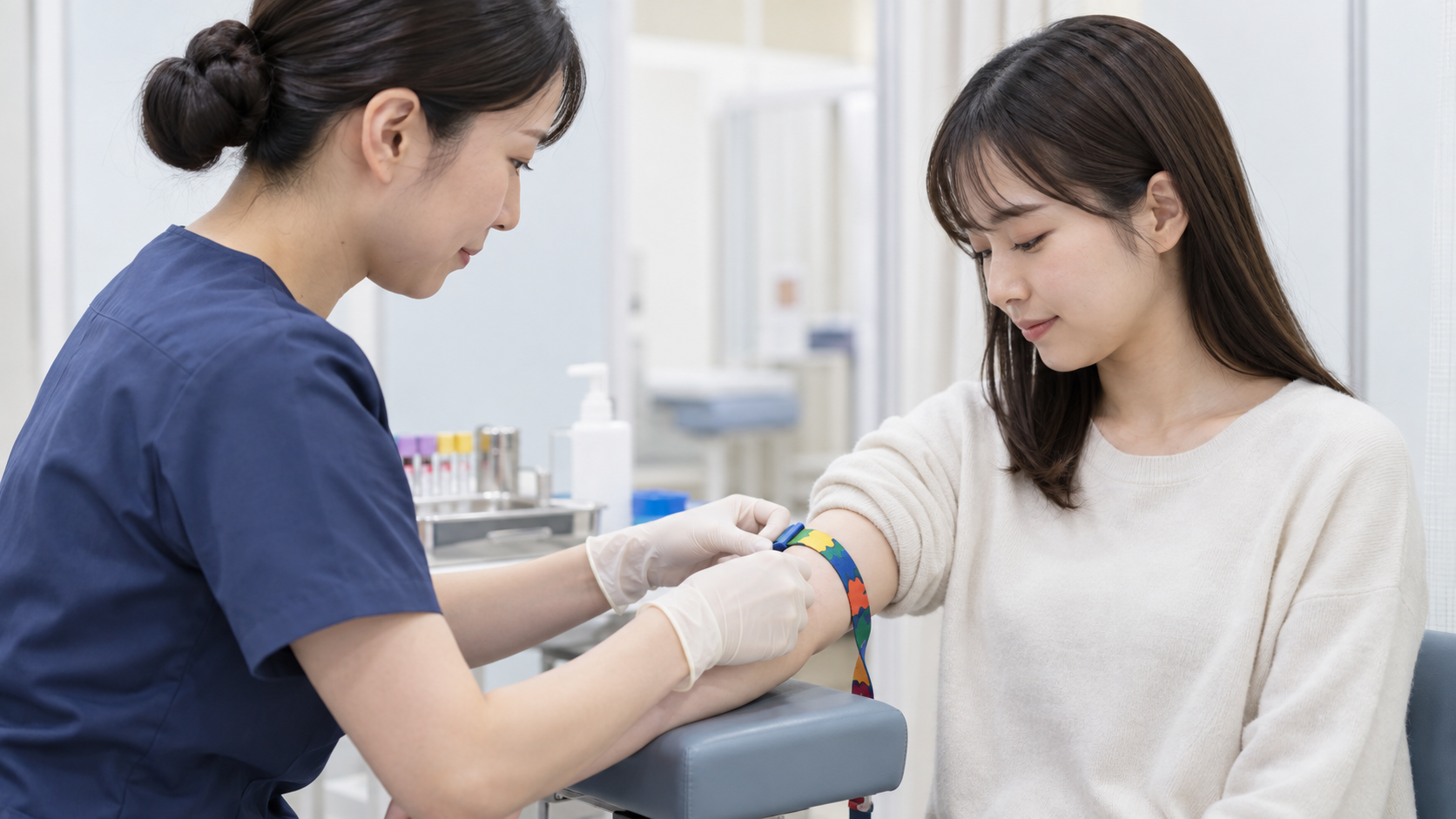 駆血帯とは？巻き方や外すタイミング、種類と選び方を解説します。